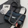 Autumn Winter Vintage Shoulder Bag for Women  New Fashion Versatile Chain Crossbody Bags Simple Commuter Flap Handbag