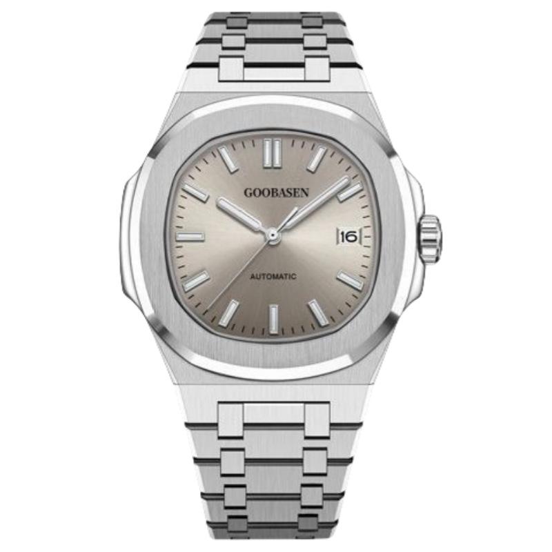 

Мужские водонепроницаемые ультратонкие часы-календарь Gubersen высокой ценности - имитация механических, горячий товар