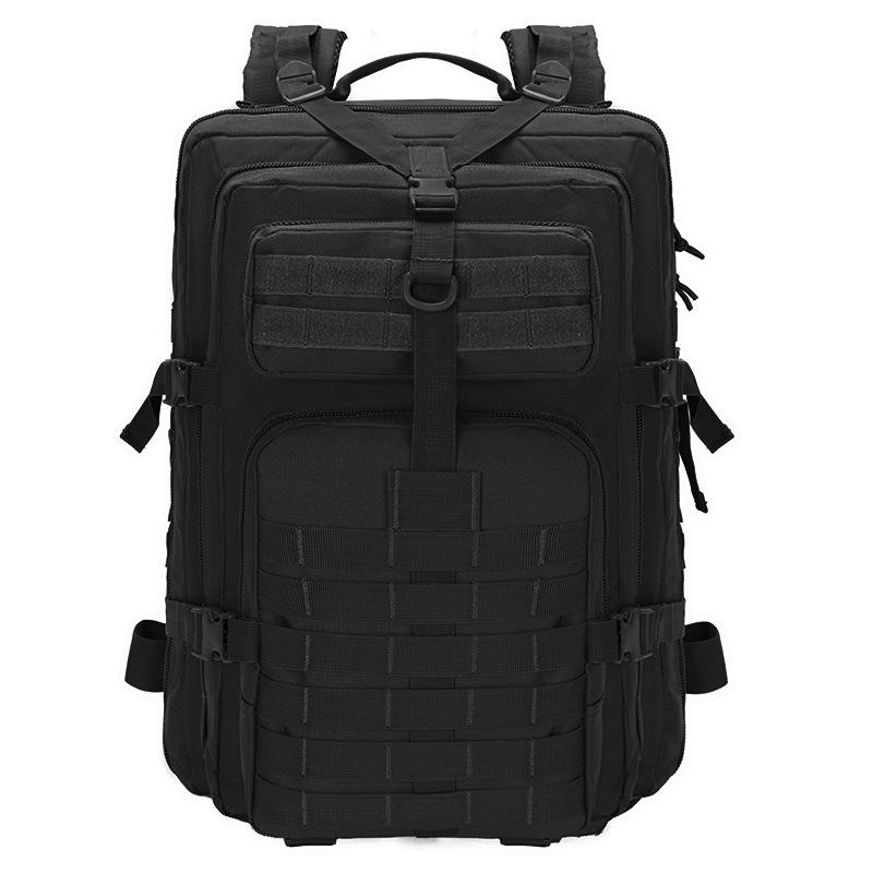 In Stock: 720D Waterproof 45L Tactical Backpack - Molle Expandable, Outdoor 3P Assault, Large Size, Shoulder Strap