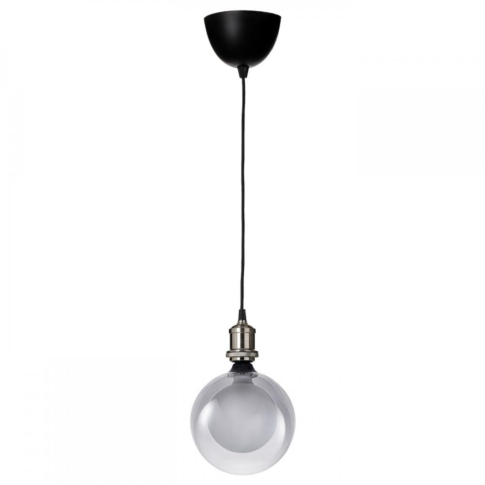 

IKEA J LLBY MOLNART pendant lamp double armored nickel plated