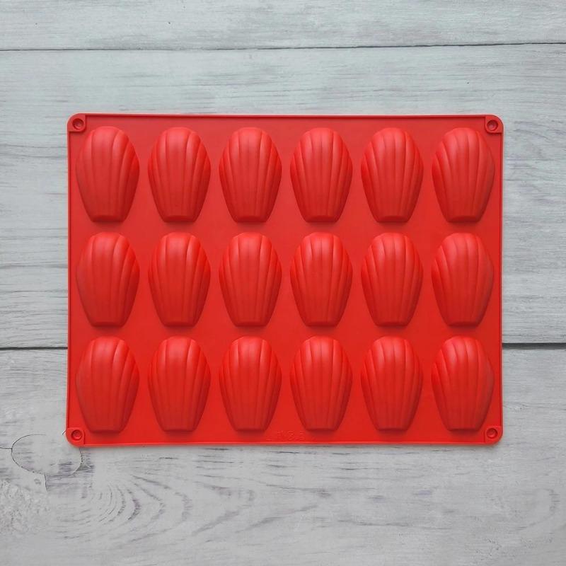 Silicone Cake Mold Shell Shaped Chocolate Cookie Biscuit Mould Handmade Silicone Bakeware Tools