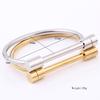 Fashion Three-Color Titanium Steel Bracelet Horseshoe Bracelet D-Shaped Women's Bracelet