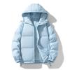 Women's Fluffy Loose Plus Size Warm Jacket Hooded Winter Thickened Hair Collar Hooded Coat