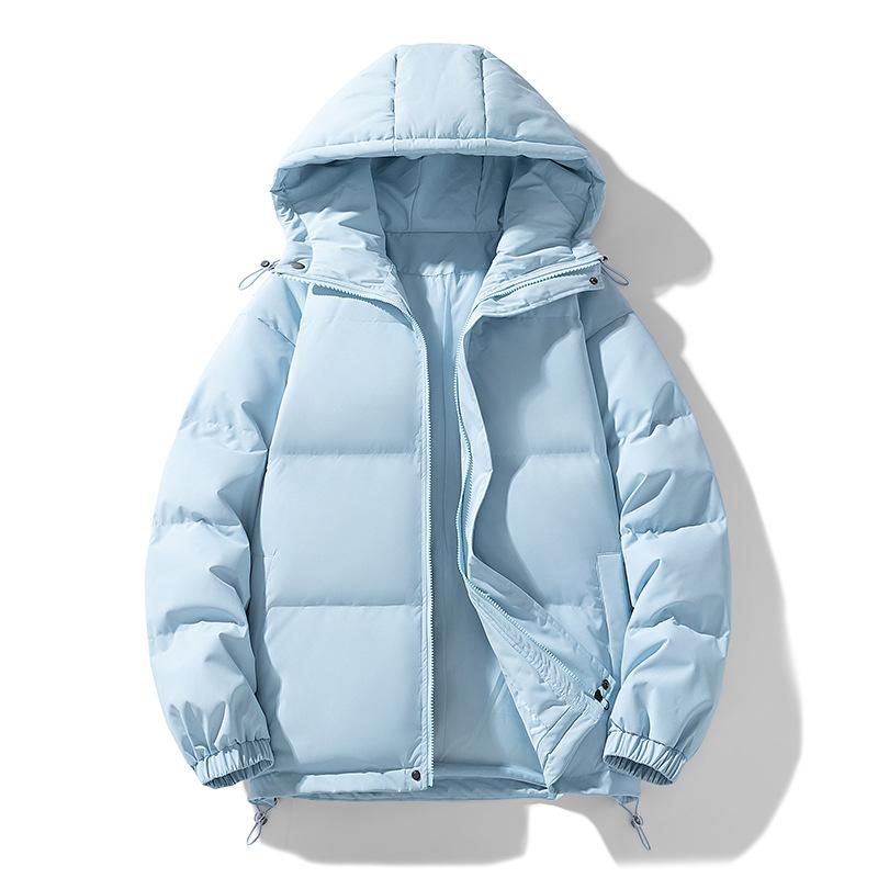 Women's Fluffy Loose Plus Size Warm Jacket Hooded Winter Thickened Hair Collar Hooded Coat