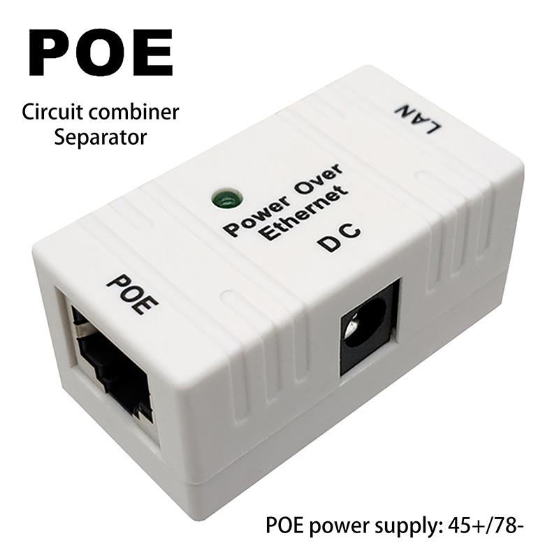 

1 Штука Аксесуари для DIY 10/100 Мбіт/с 5 В-48 В/2 А PoE Інжектор Розгалужувач живлення Для IP-камери Модуль PoE-адаптера