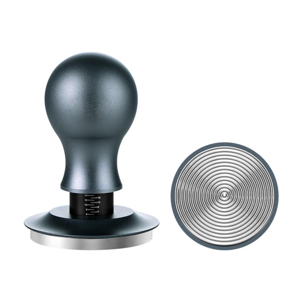 Spring Loaded Coffee Tamper Flat/threaded Bottom Coffee Powder Press Durable Coffee Leveler  Bar