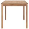 vidaXL Garten-Esstisch 160x80x77 cm Massivholz Teak