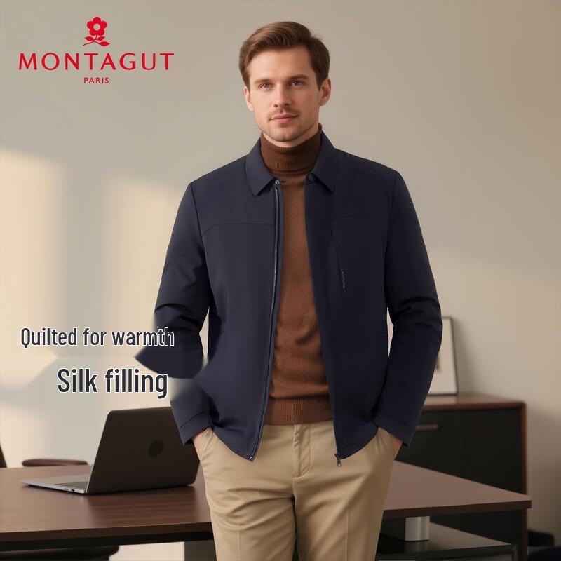 

MONTAGUT Men s Business Casual Padded Jacket L