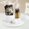 Palo Santo Sticks Holder Ceramic Palo Santo Burner Multi-Purpose Incense Burner Candle Holder Elegant Incense Burner Holder