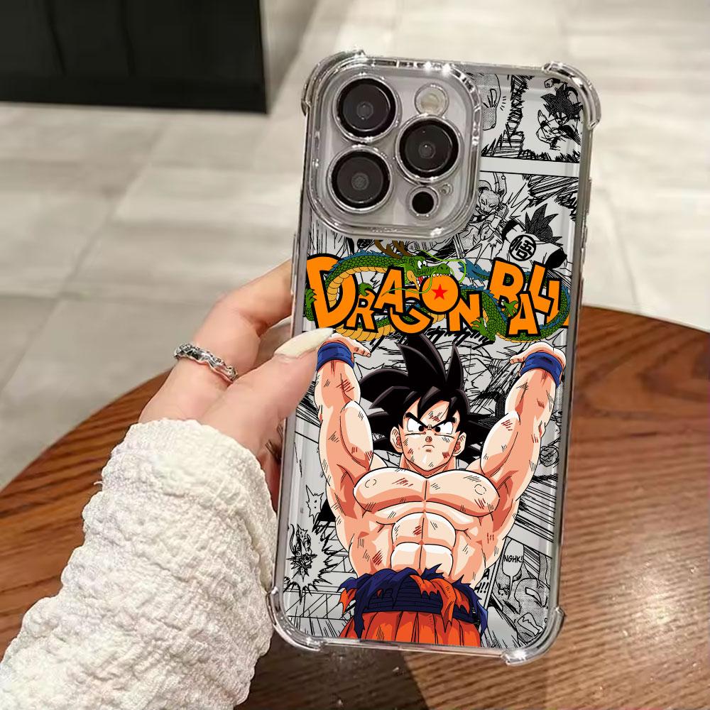 Goku Anime Dragons Balls Morbida Custodia Per iPhone 17 Pro 16 15 14 13 12 11 Pro Max Custodia 17 Plus 17E 16E 17Air Silicone Copertura Telefono