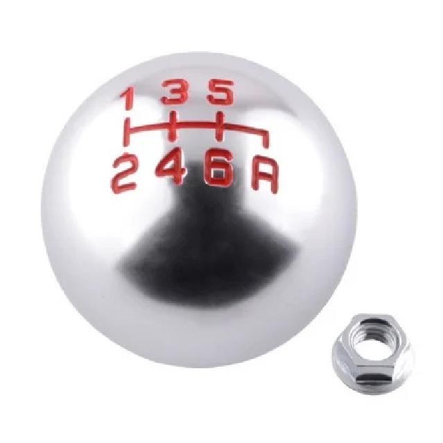 Aluminum 5/6 Speed JDM Ball Shape Shift Gear Knob M10*1.5 For Honda Fit Civic City FD2 FN2 EP3 TYPE R DC2 DC5 AP1 AP2 S2000 F20C