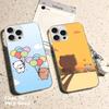 Cute Bubu Dudu Cartoon For IPhone 17 16 15 14 13 12 11 Plus Pro Max Satin Colorful Glossy Surface Phone Case