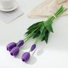Soft Rubber Tulip Artificial Flowers for Home & Wedding Décor, Photo Props, Bouquet