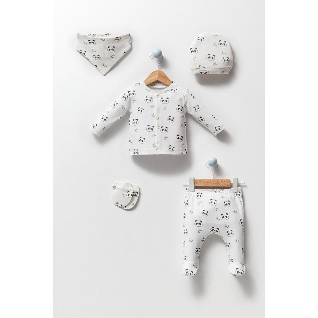 Set de 5 piese Cremă pentru nou-născuți pentru fetiță