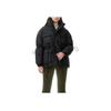 Puma Solid Color Hooded Logo Print Jacket Unisex Jacket Black 932542-01