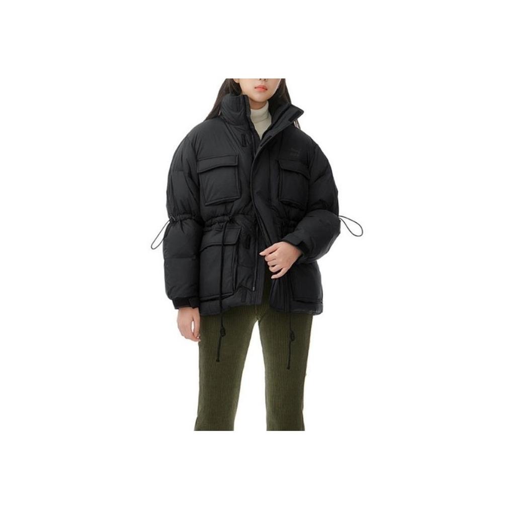 Puma Solid Color Hooded Logo Print Jacket Unisex Jacket Black 932542-01