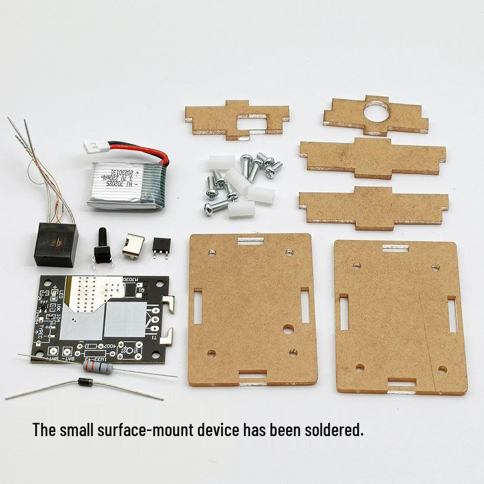 Rechargeable DIY Arc Lighter Kit - High-Voltage Ignition Module with Electronic Components