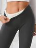 Leggings Épais en Laine d'Agneau et Velours pour Femmes Automne & Hiver 2025