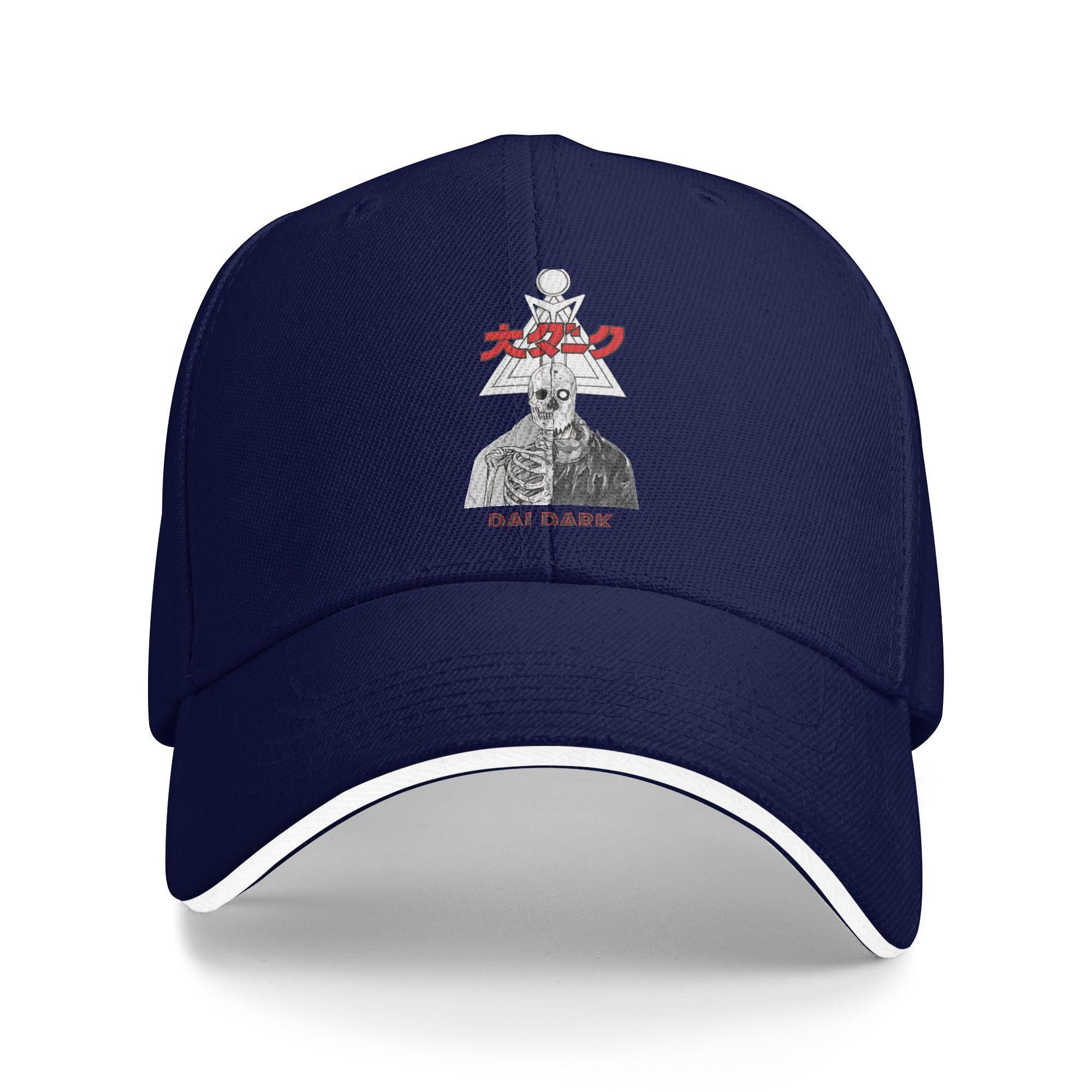 

Dorohedoro DAI DARK Casual Baseball Cap Running Hippie Hip Hop Hats Spring Sunscreen Unisex-Teens DIY Print Baseball Caps One Size темно-синього кольору