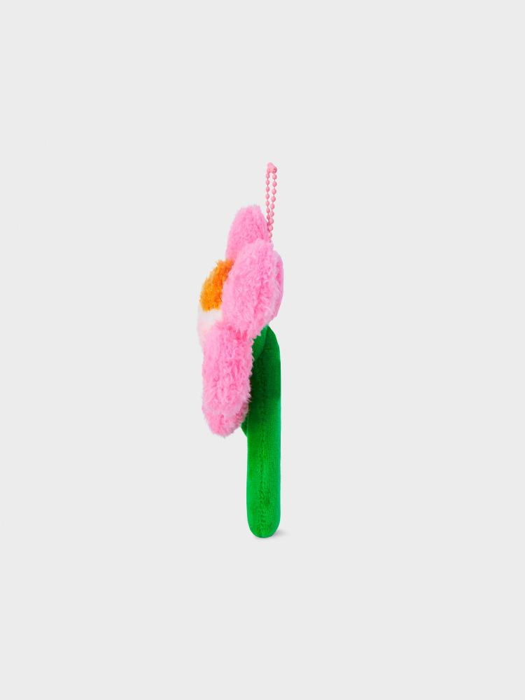 LINE FRIENDS Minini Hamni Flower Plush Doll Keychain