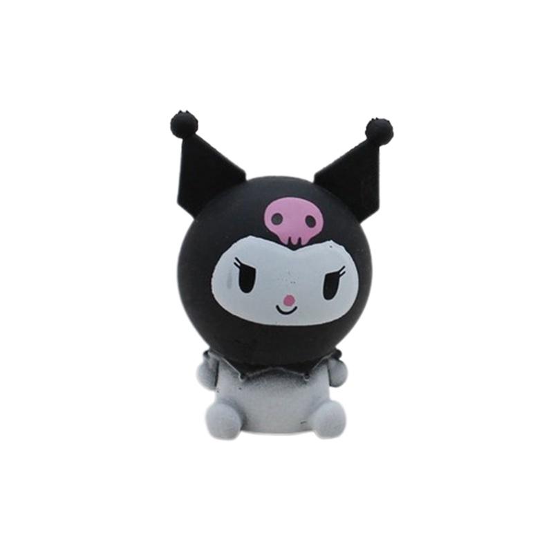 

Squeezable And Slow Rebound Stress Reliever Toy For Girls Cute Three Lively Ous Kuroko Doll чёрный