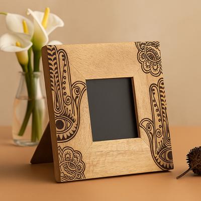 Ramka na zdjęcie 10x15 cm Drewno mango Czarna Hansa