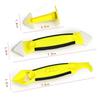 Plastic Yellow Silicone Sealant Finishing and Replace Removal Tool with a Caulk Nozzle 3 Pieces Caulking Tool Kit