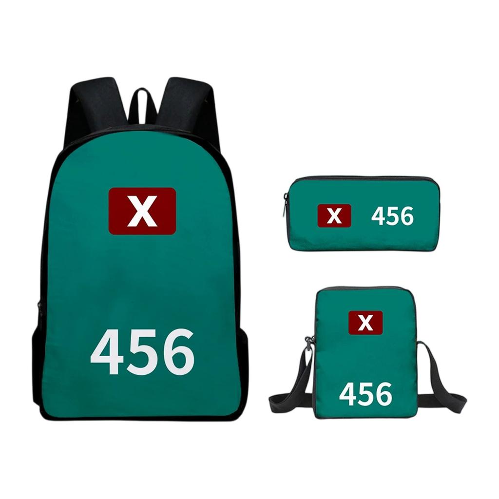 Cartoon Printing Casual Shoulder Bag Junior High School Students Large Capacity Backpacks