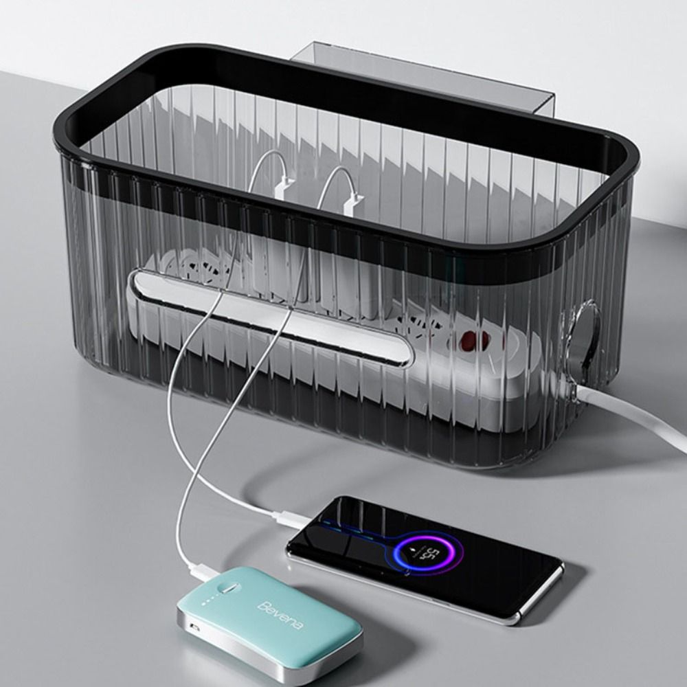 Large Capacity Bedside Storage Basket Square Sundries Rack Stationery Storage Box  Bedroom