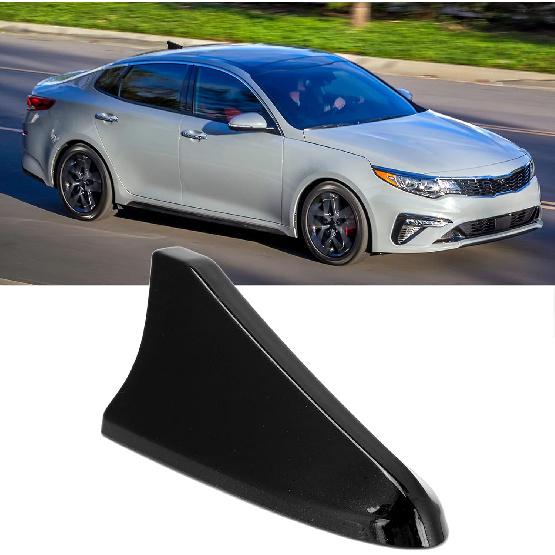 Shark Fin Roof Antenna Cover 96219 D5000EBQK ABS Roof Antenna Aerial Shell Replacement for Sonata Elantra (Red)
