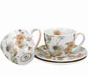 Set of 2 Yvonne Cups and Saucers
