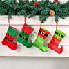 Festival Spotted Christmas Stockings Christmas Gathering Essential Stylish Hanging Stockings with Adjustable Belts