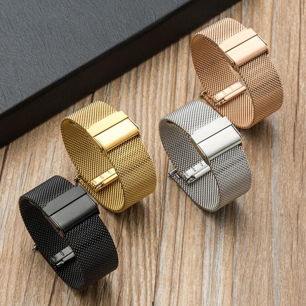 For Samsung Galaxy Fit3 Watch Band Milanese Loop Stainless Steel Adjustable Wrist Strap with Clasp
