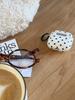 Korean Style Black White Polka Dot Airpods Pro 3 Case for Airpods 3rd Gen Protective Cover with Cute Heart Charm Anti Slip for Airpods 4th Gen