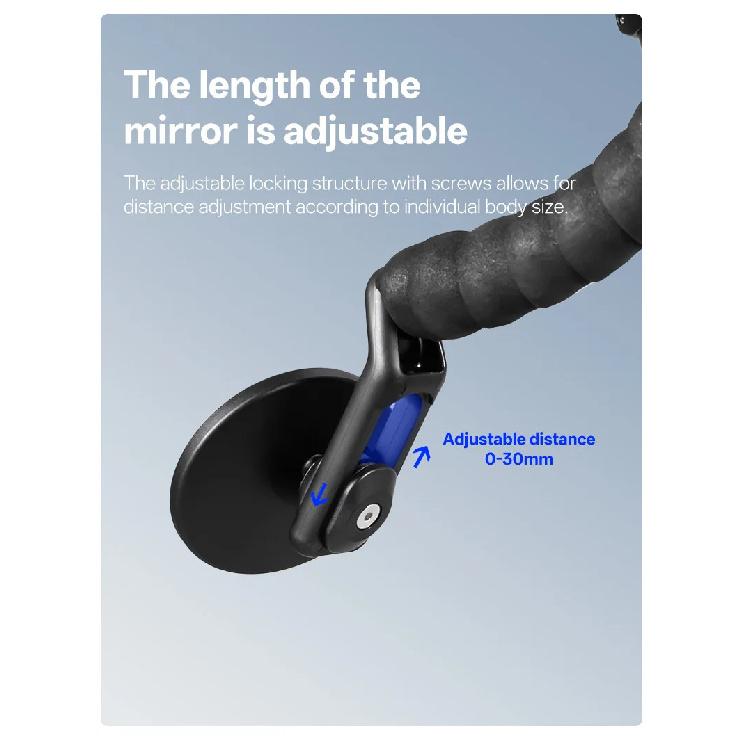 Bicycle Rearview Mirror 360 Degree Rotatable Adjustable Bike Handlebar End Mirror for Cycling Mountain Road Bike Accessories