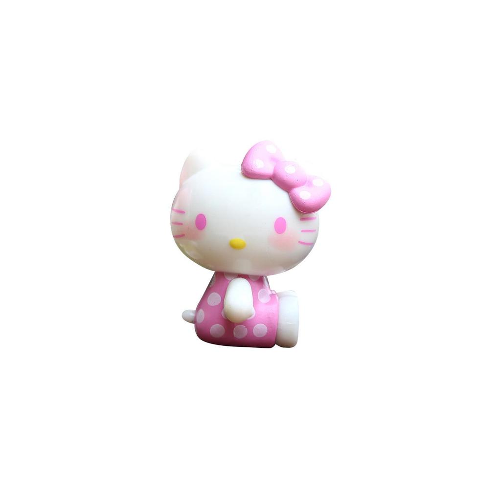 Q Version Rainbow KT Cat Doll Toy - Cultural & Creative Cartoon Blind Box Gift Ornament for Annual Meetings & Activities