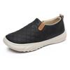 Women Lightweight Soft Sole Casual Sneakers Autumn Thick Leather Fashion Walking Shoes Woman Comfortable Non-slip Flats Loafers