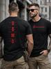 USMC Military Tribute Shirt with Reinforced Seam for Streetwear Made In USA