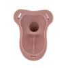 Male Chastity Device Silicone Cock Cage Penis Lock with Ball Stretcher Ring
