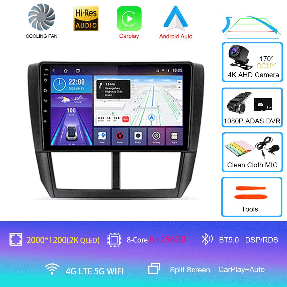 Android 14 Car Radio For Subaru Forester 3 SH 2007 - 2013 Multimedia Video Player Navigation Stereo GPS No 2din 2 Din Dvd