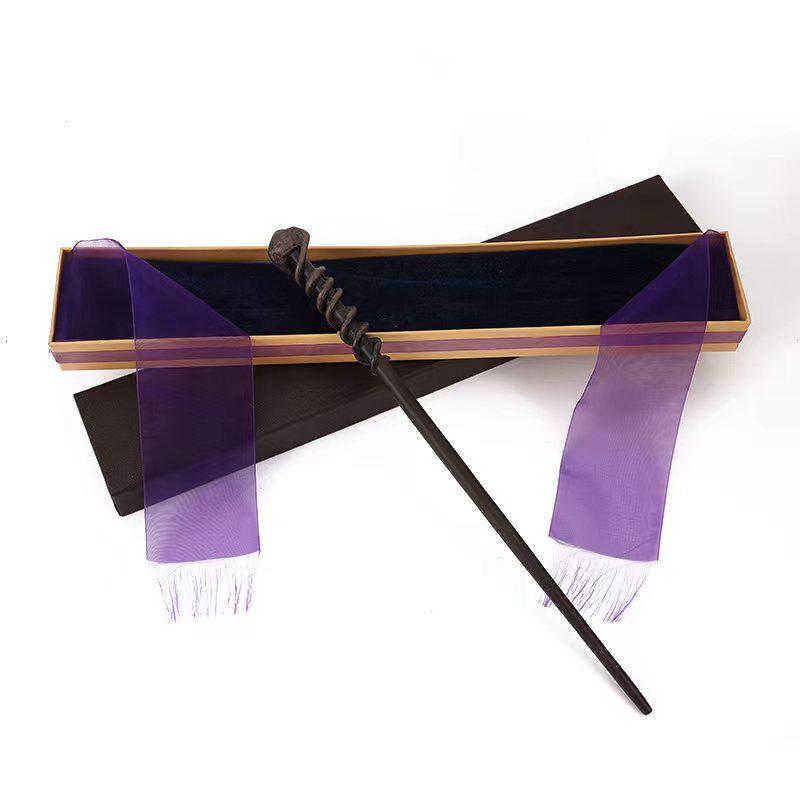 Harry Potter Magic Wand with Metal Core in Purple Box - Halloween Scepter