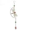 Dragonfly Wind Chimes Decor Dragonfly Wind Chimes Waterproof Beautiful Melody Iron Hanging Ornaments for Home Decoration