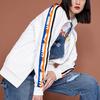 LiNing Sports Fashion Series Logo Letter Print Stand Collar Casual Long Sleeve Jacket Unisex Jacket Off-White AWDQ368-9