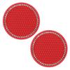 2Pcs Car Non-slip Water Cup Pad Diamond Rhinestone Decor For Car Bottle Holder Coaster Auto Interior Decoration Accessorie Tools