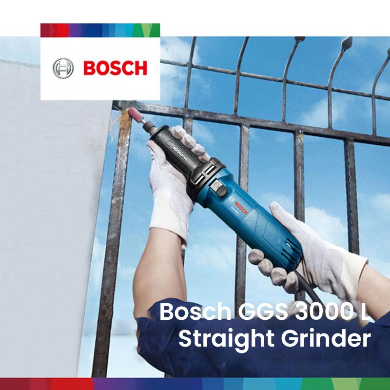 Bosch GGS 3000 L Professional Straight Grinder Thin and Long Shell, Good Heat Insolation, Easy To Control