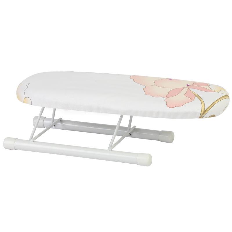 Compact Foldable Sleeve and Collar Ironing Board with Storage