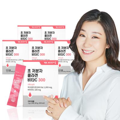 Ultra Low Molecular Collagen Peptide Vitamin C 30 Sachets X 6 Boxes, Korean Health