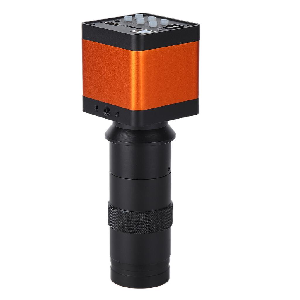 USB Microscope Camera 20MP HD Multimedia Interface Industrial Microscope Camera with 130X Cmount Lens for Industry AC