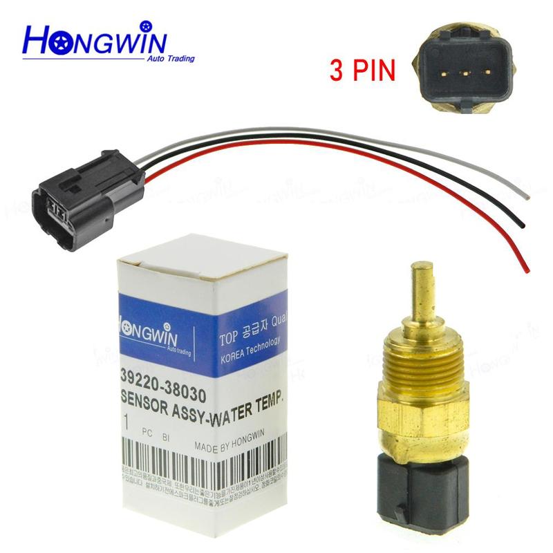 Water Coolant Temperature Sensor Connector For Hyundai Accent Veloster KIA Motor G70 2000-2015 39220-38030 3922038030 3922038020