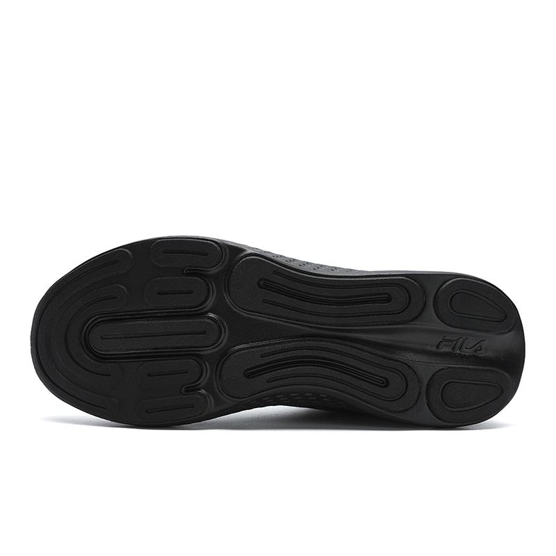 New FILA NUVOLE JOG Abrasion Resistant Low Top Running Shoes Men's Black A12M521129FBB